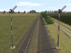 Mechanická návěstidla - levostranná verze