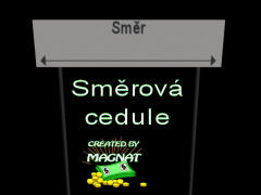 Směrová cedule