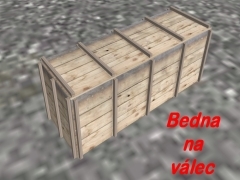 Bedna na válec-náklad