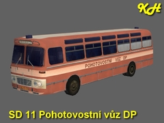 ŠD 11 pohotovostní vůz DP