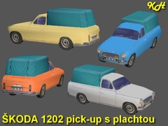 Škoda 1202 pick-up s plachtou