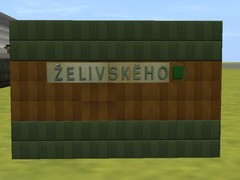 Zeď stanice Želivského