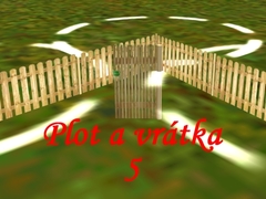 Venkovský plot s vrátky 5