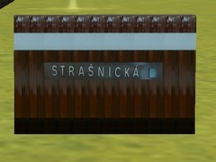 Zeď stanice Strašnická